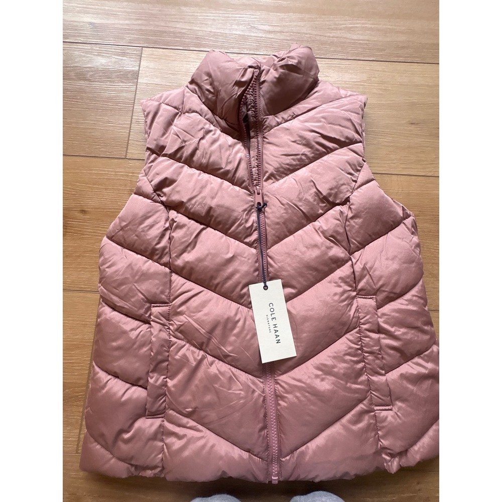 Cole Haan Dusty Rose Puffer Vest